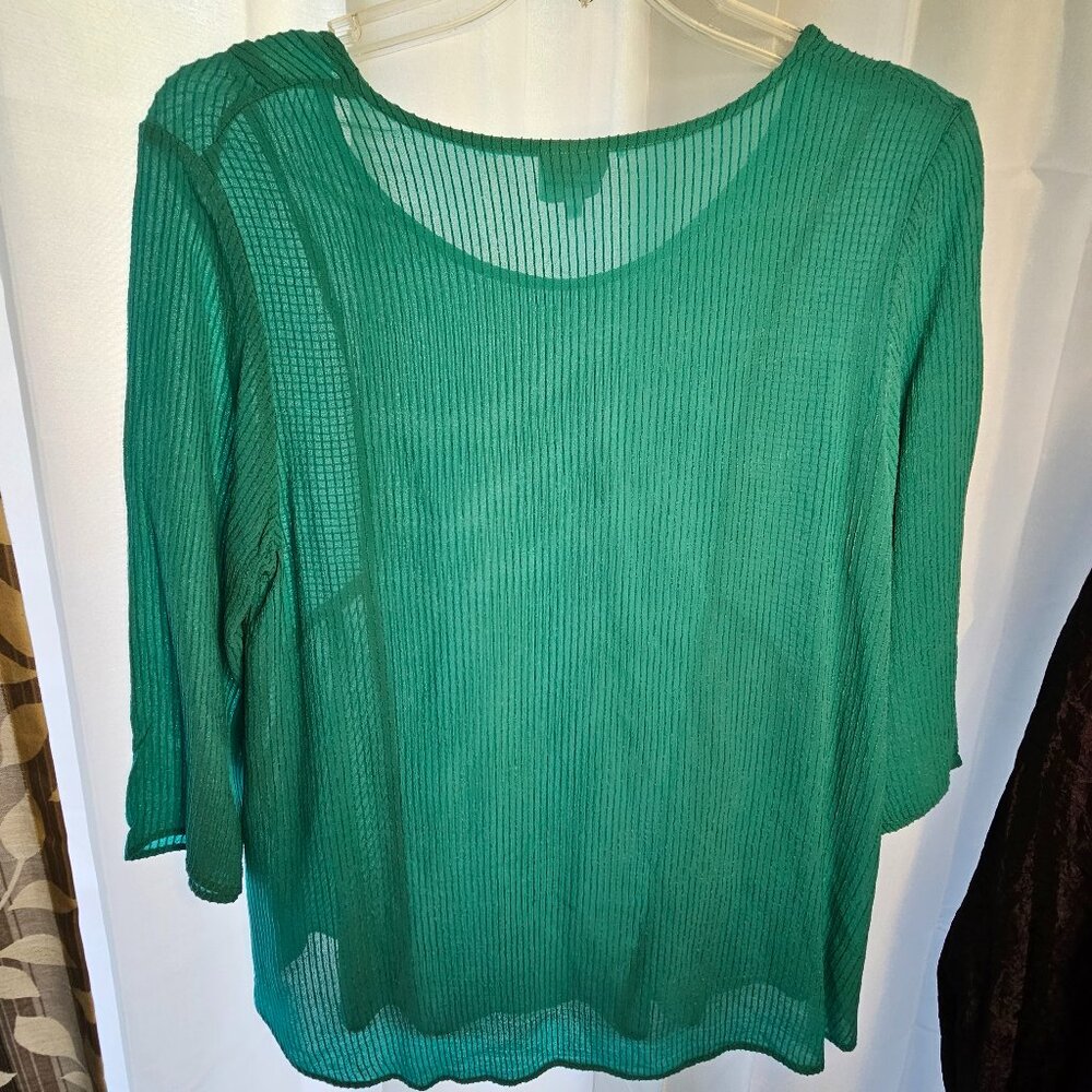 NICHE Nilgun Derman Women's Teal Green Top (Meduim)